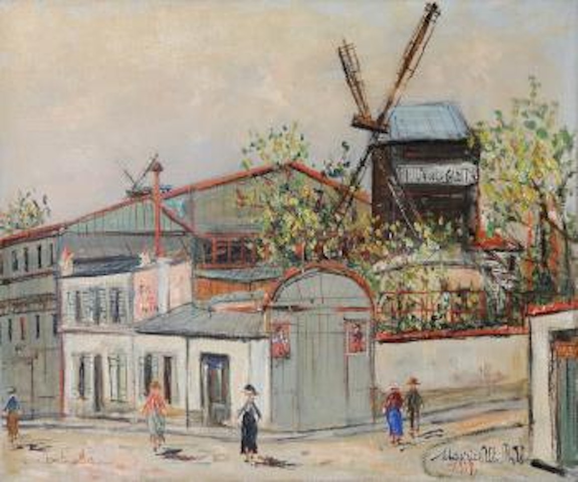 Le Moulin de la Galette by Maurice Utrillo