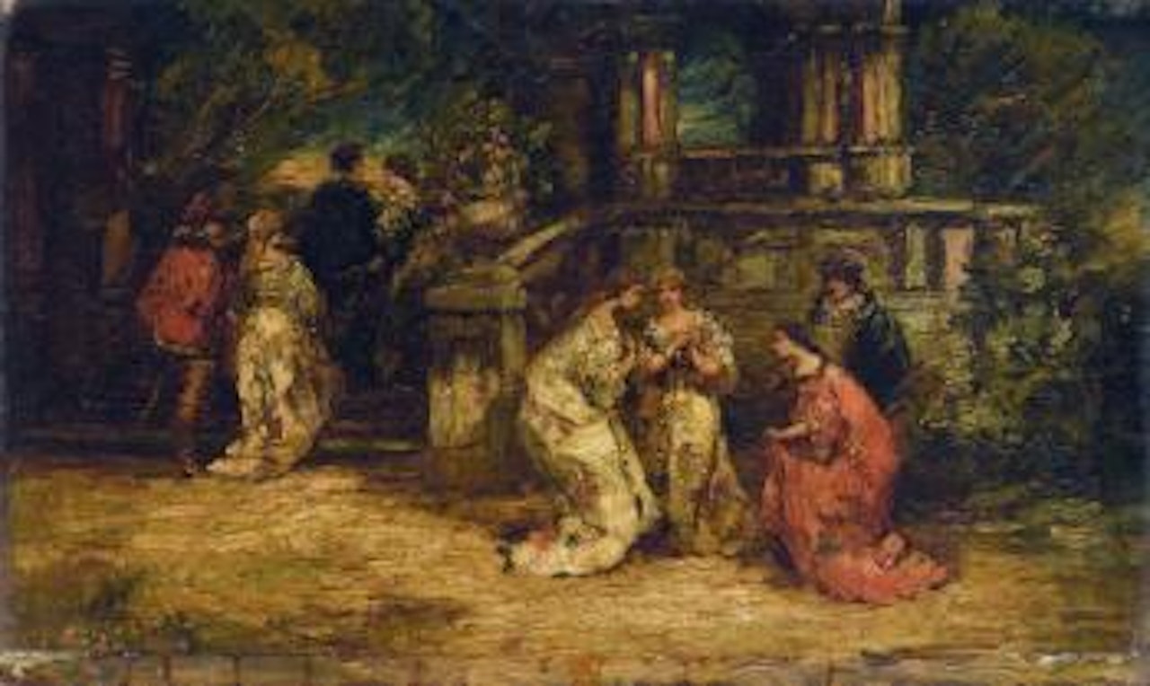 La danse by Adolphe Monticelli