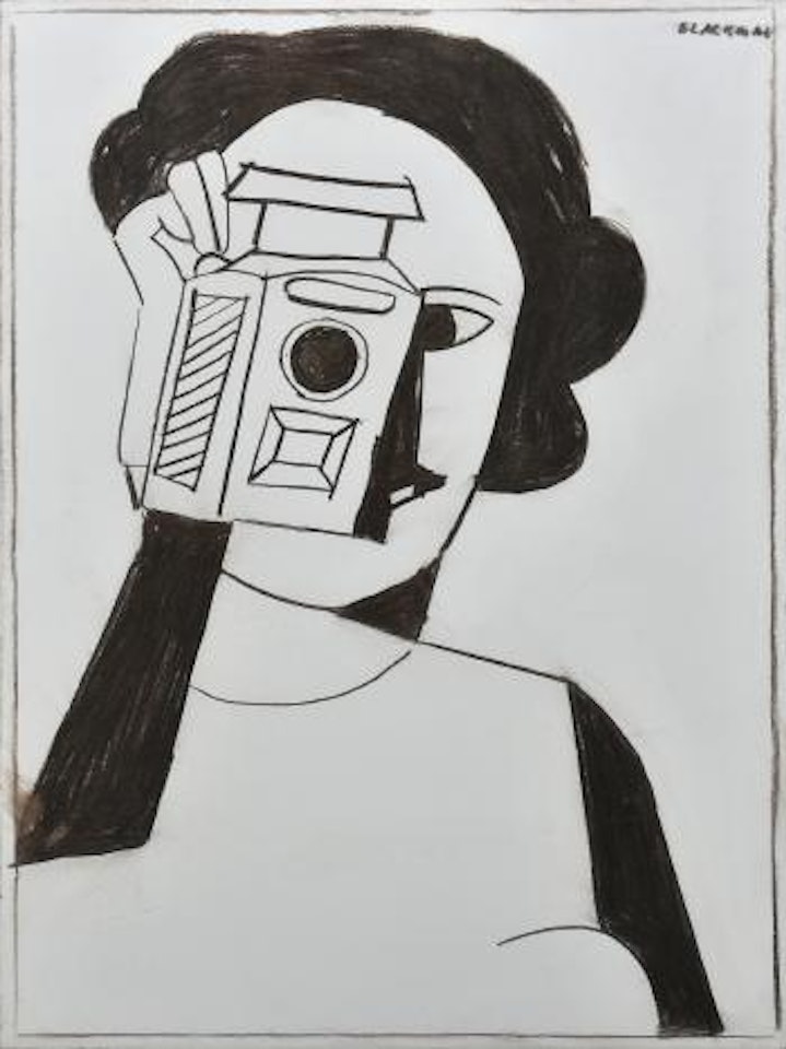 Camera Girl by Charles Blackman