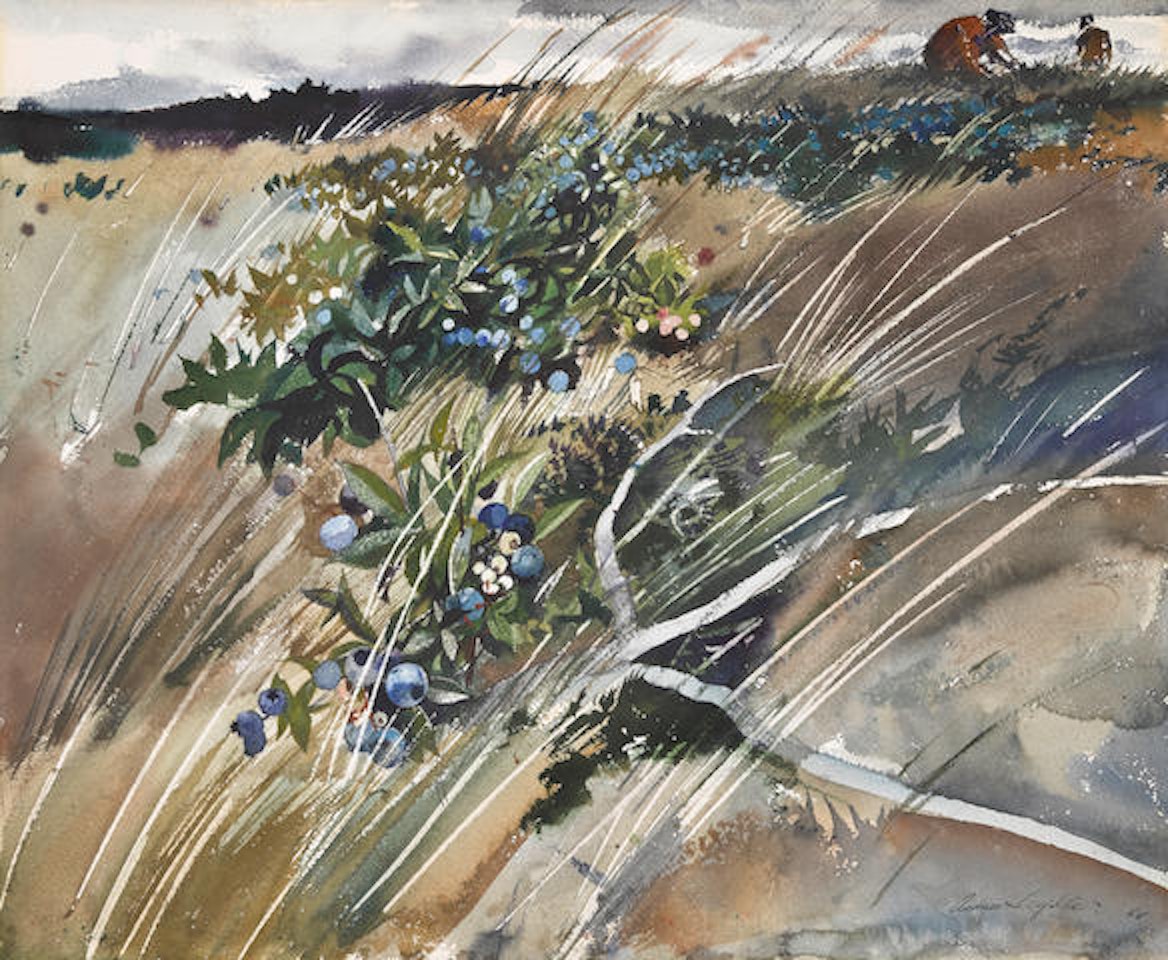 Blueberry Pickers by Andrew Wyeth