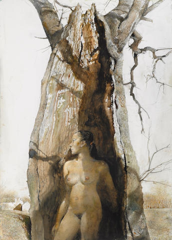 Hide and Seek (Study for Dryad) by Andrew Wyeth