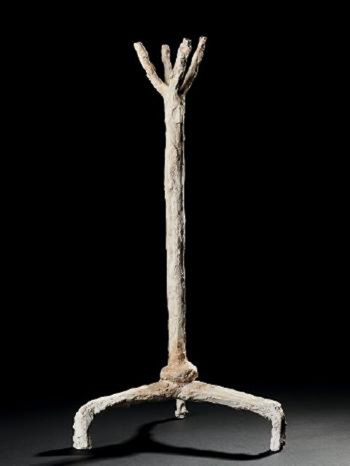 Pied de lampe tripode by Diego Giacometti