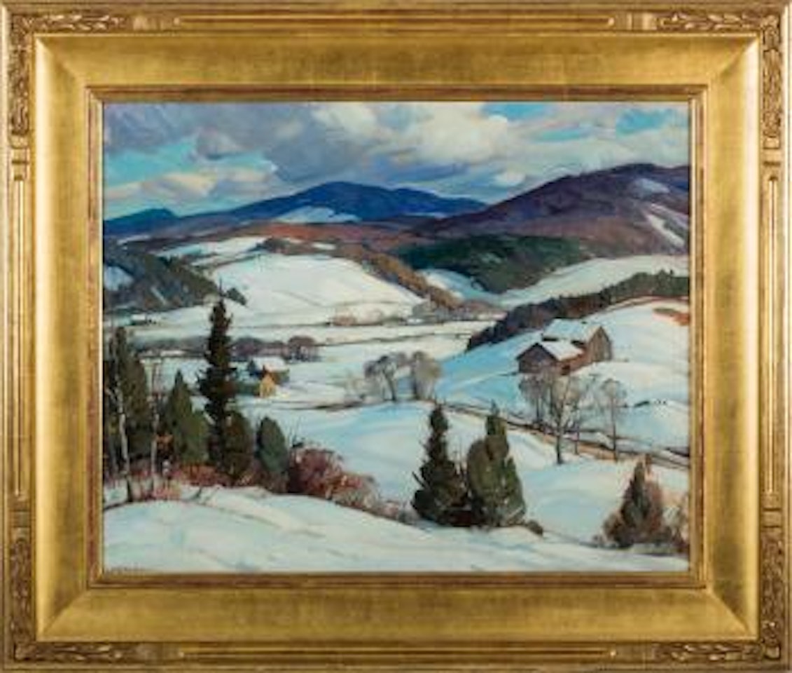 Vermont in winter by Aldro Thompson Hibbard