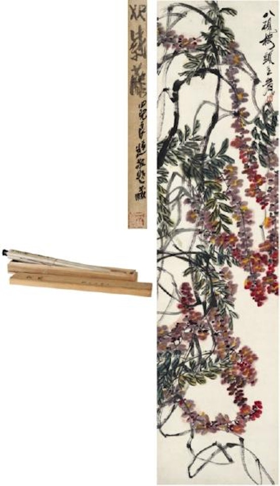 Wisteria by Qi Baishi