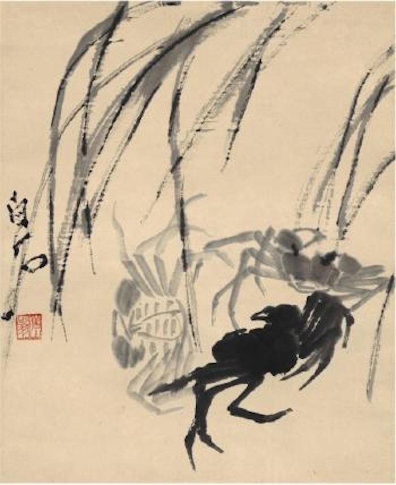 Ink crabs by Qi Baishi