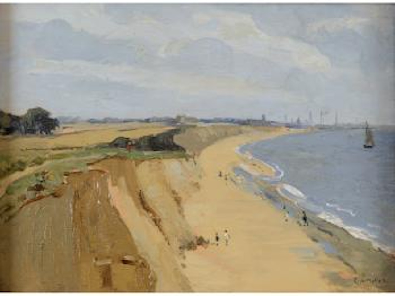 Late July, Sunless Day, Hopton by Campbell Mellon