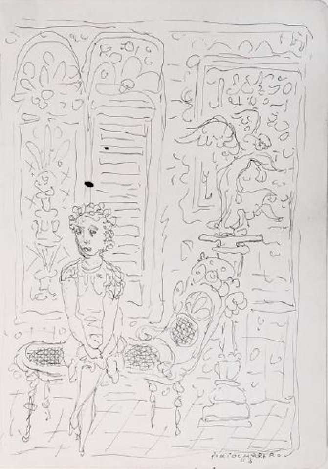 Untitled (Interior) by René Portocarrero