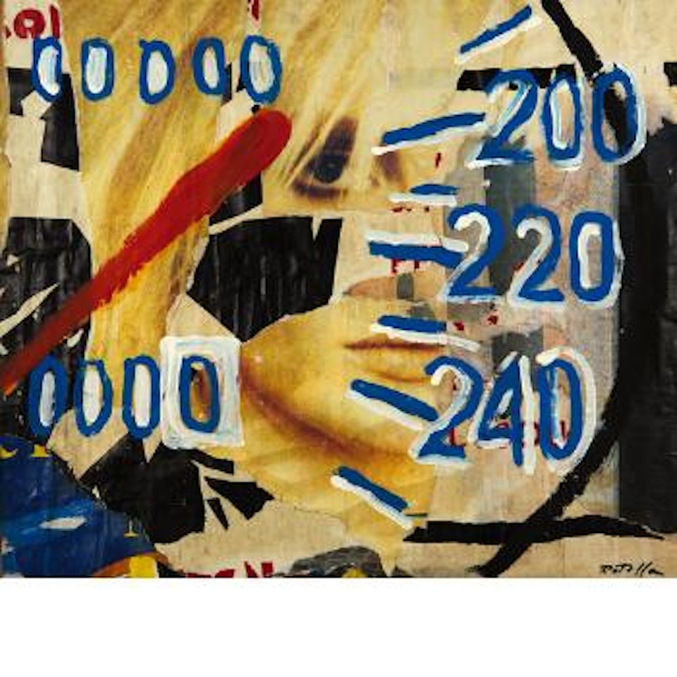 Degradabile ,
1989 by Mimmo Rotella