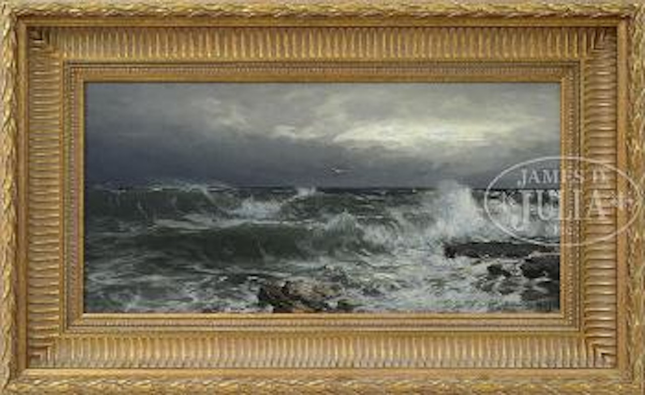 Crashing waves by William Trost Richards