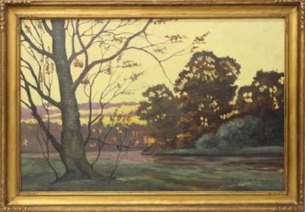 Golden sky by William Wendt