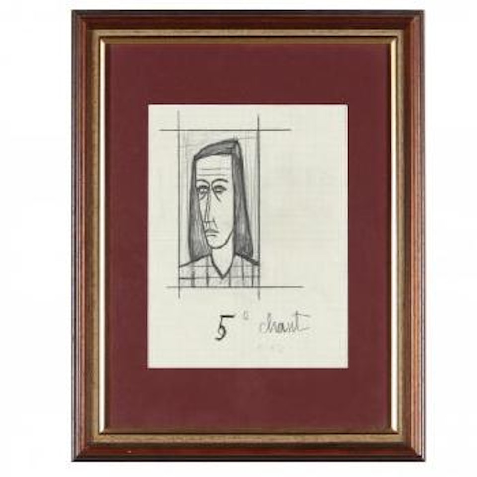 Study for Les chants de Maldoror by Bernard Buffet
