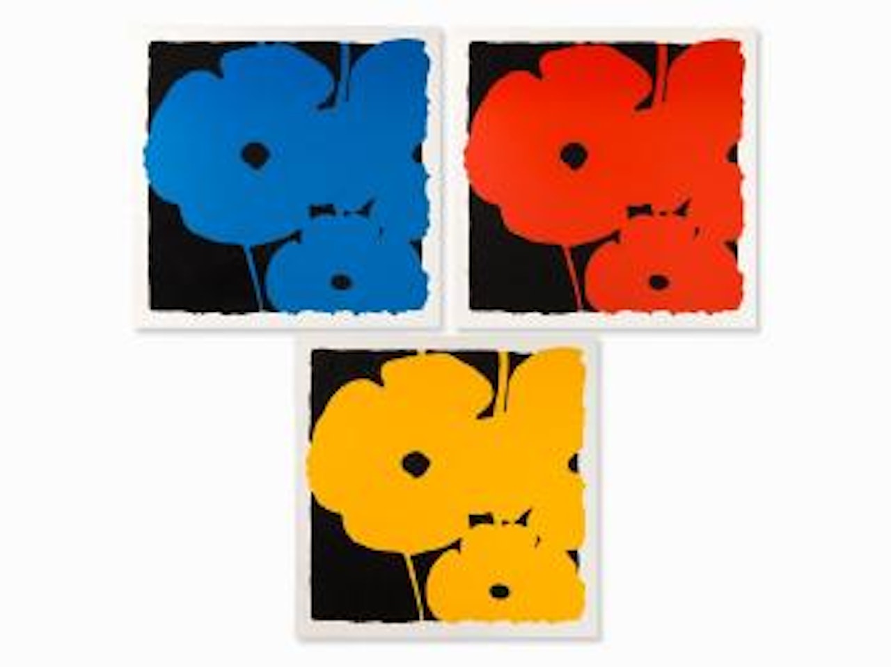 Big Poppies ,
2014 by Donald Sultan