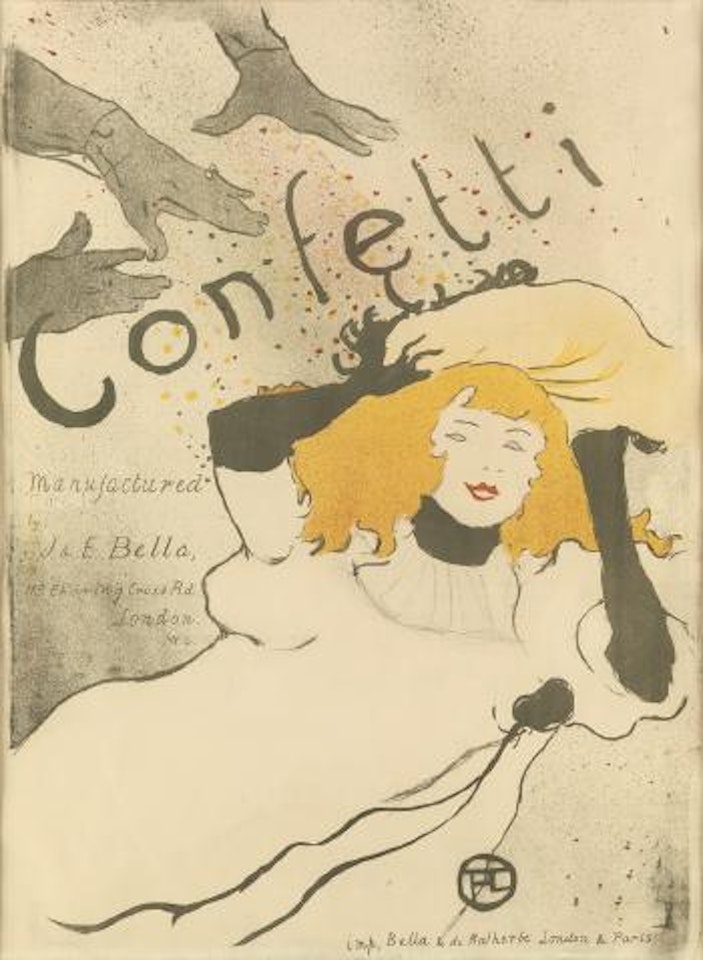 Confetti by Henri de Toulouse-Lautrec