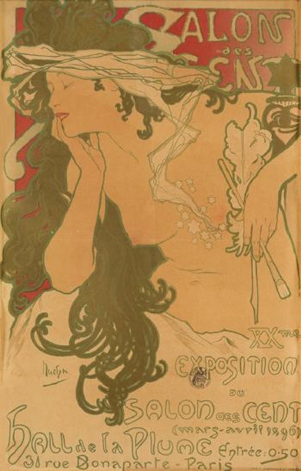 Salon Des Cent by Alphonse Mucha