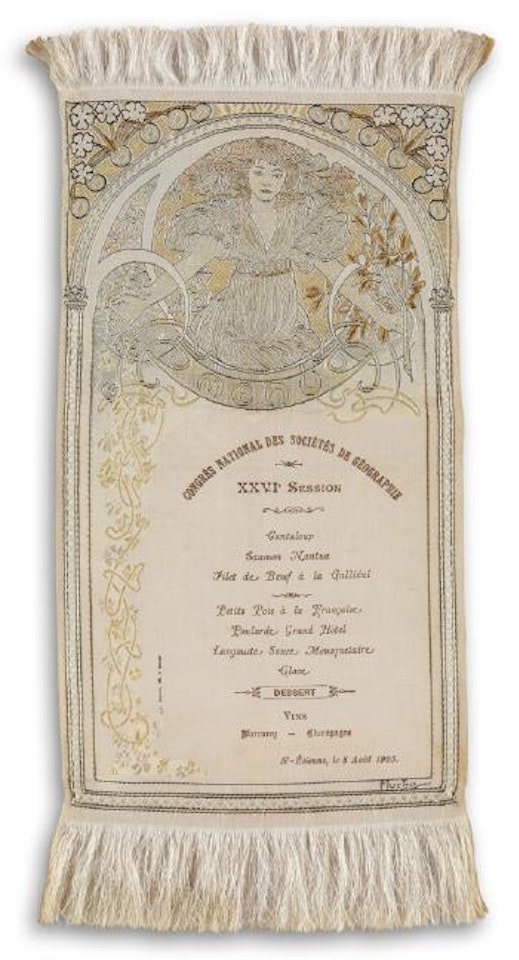 Congrés National Des Sociétés De Géographie by Alphonse Mucha