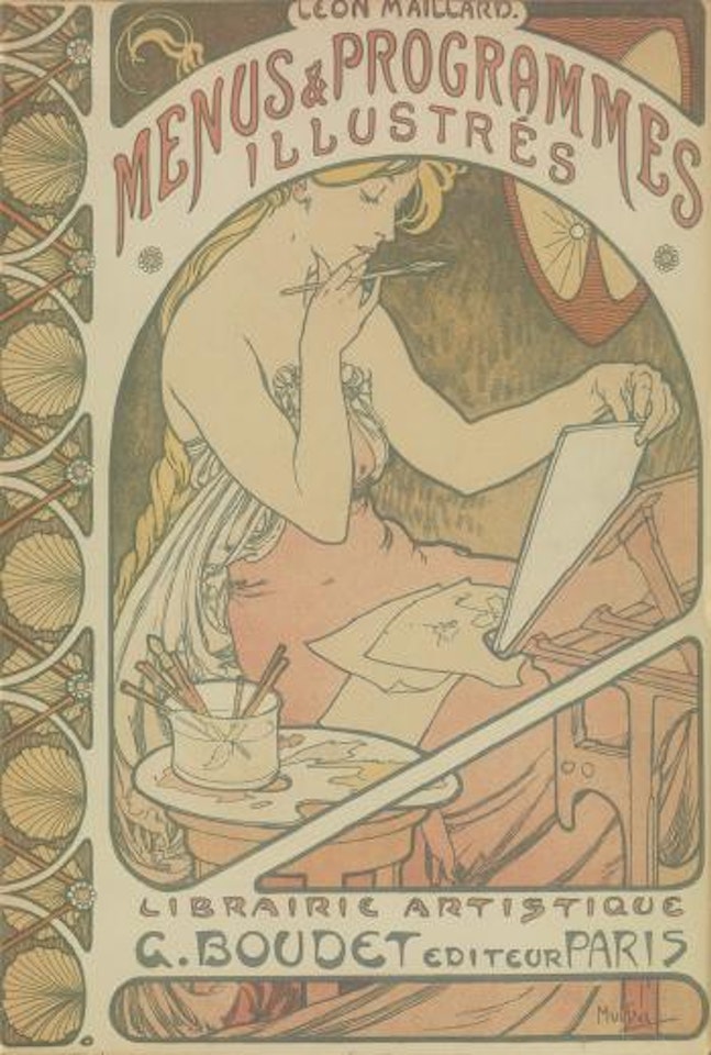 Menus & Programmes Illustrés by Alphonse Mucha