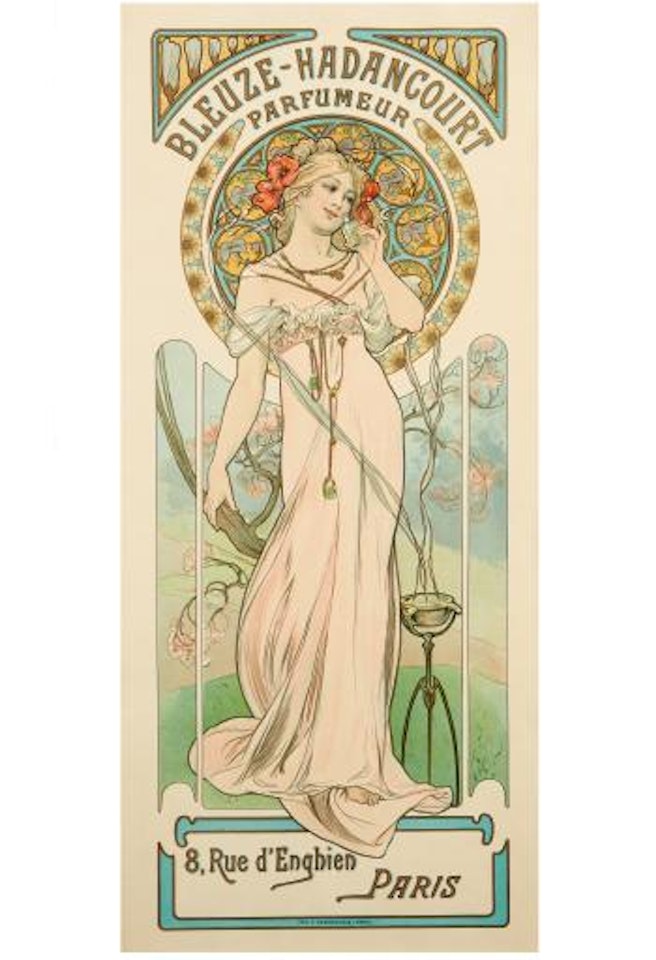Bleuze - Hadancourt Parfumeur by Alphonse Mucha
