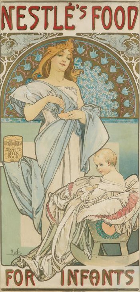 Nestlé's Food For Infants by Alphonse Mucha