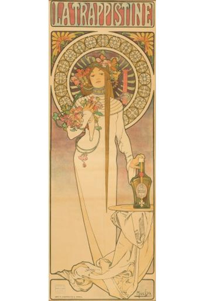 La Trappistine by Alphonse Mucha