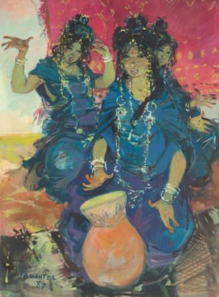 Danseuses de Guédra by Jean Gaston Mantel