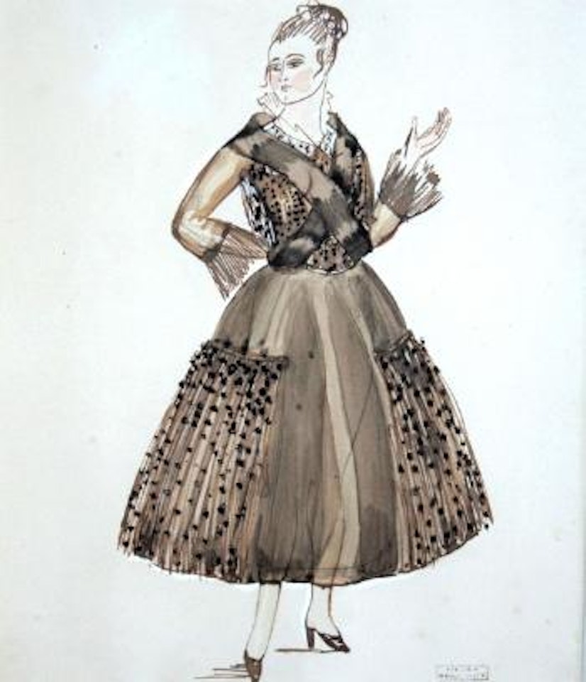 Etude pour un mannequin de Paul Poiret ,
Circa
1917
-
1919 by Raoul Dufy