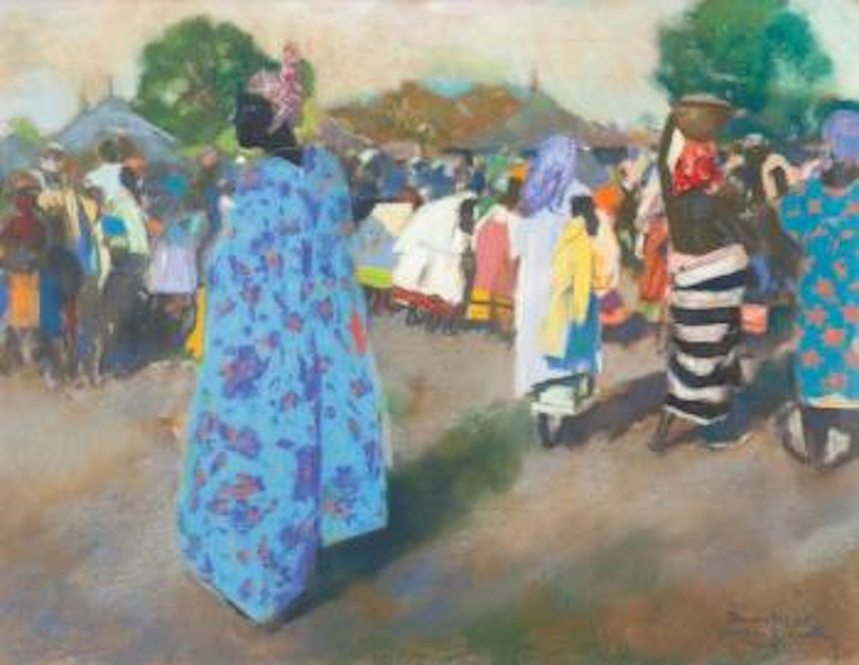 Marché à Bamako by Jacques Majorelle
