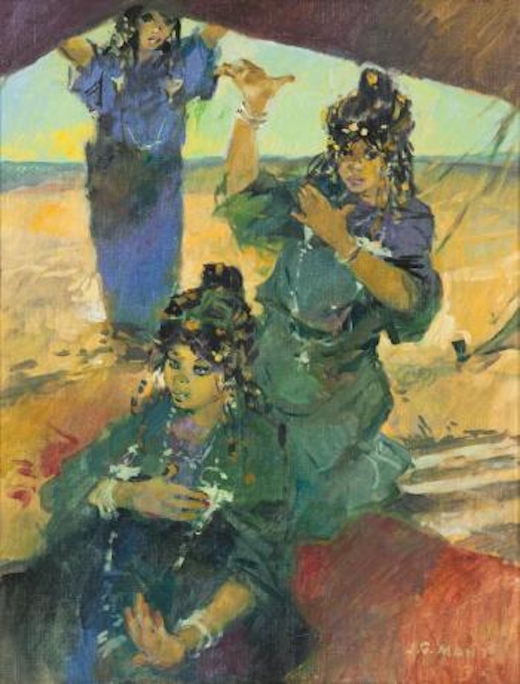 Danseuses de Guédra by Jean Gaston Mantel