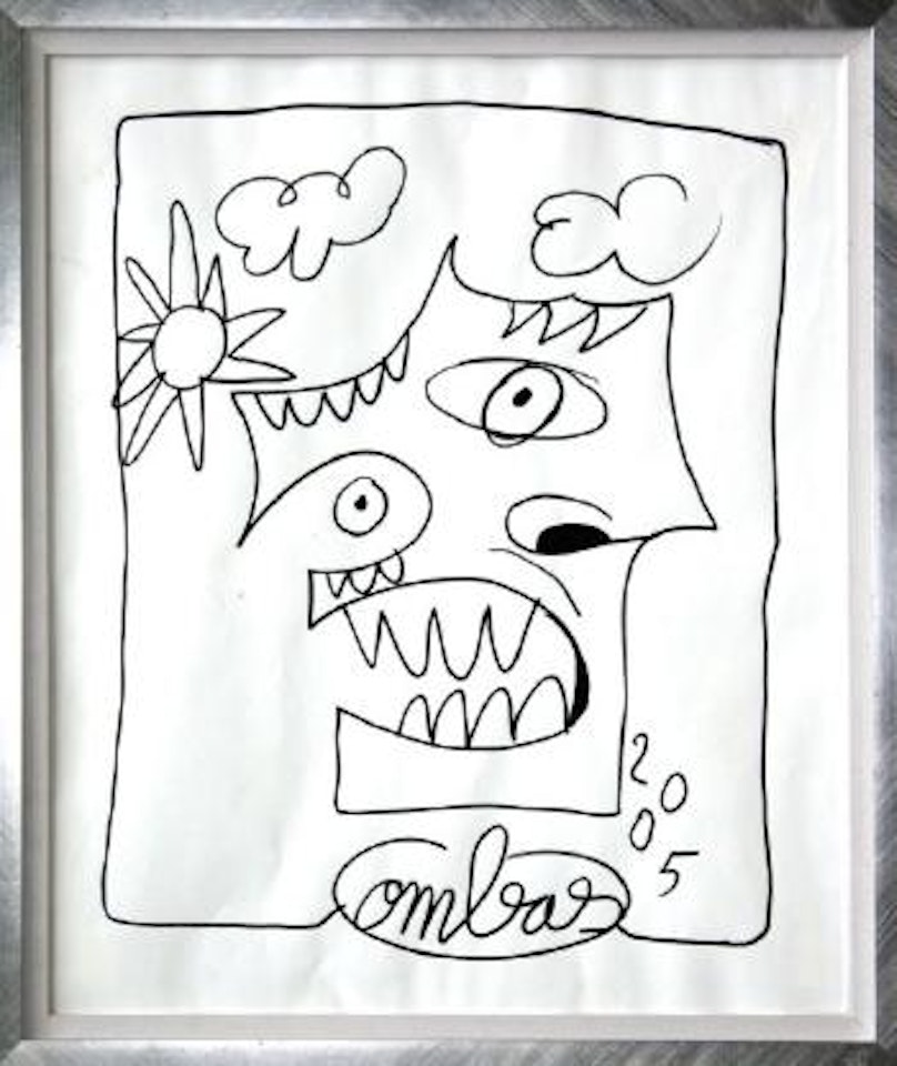 Visage au soleil by Robert Combas