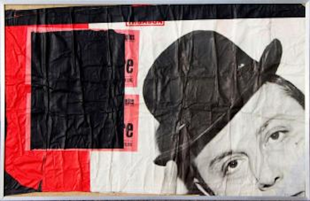 L’homme au melon by Raymond Hains