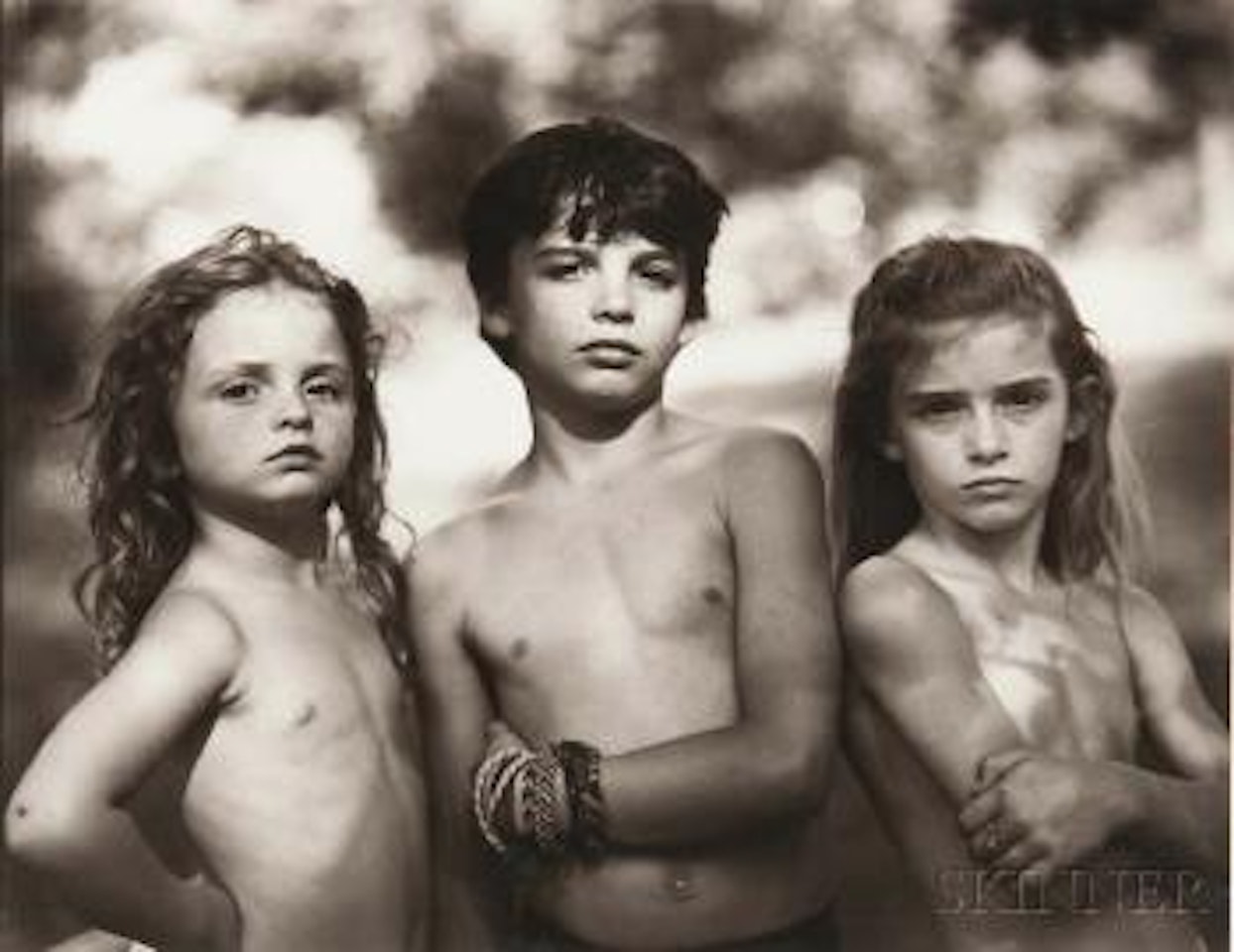 Emmett, Jessie and Virginia ,
1989 by Sally Mann