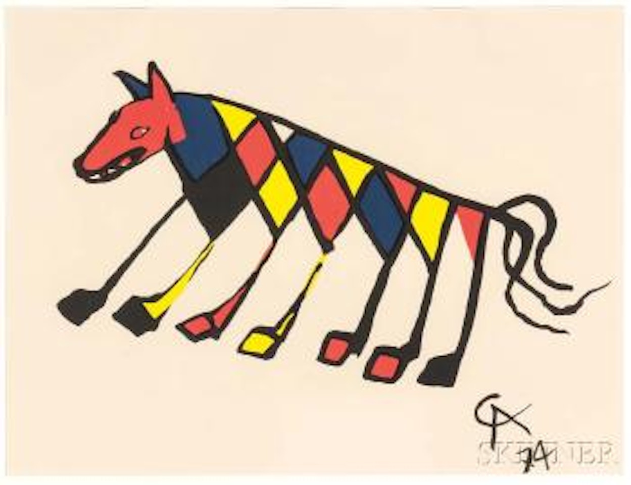 Untitled (Beastie) by Alexander Calder