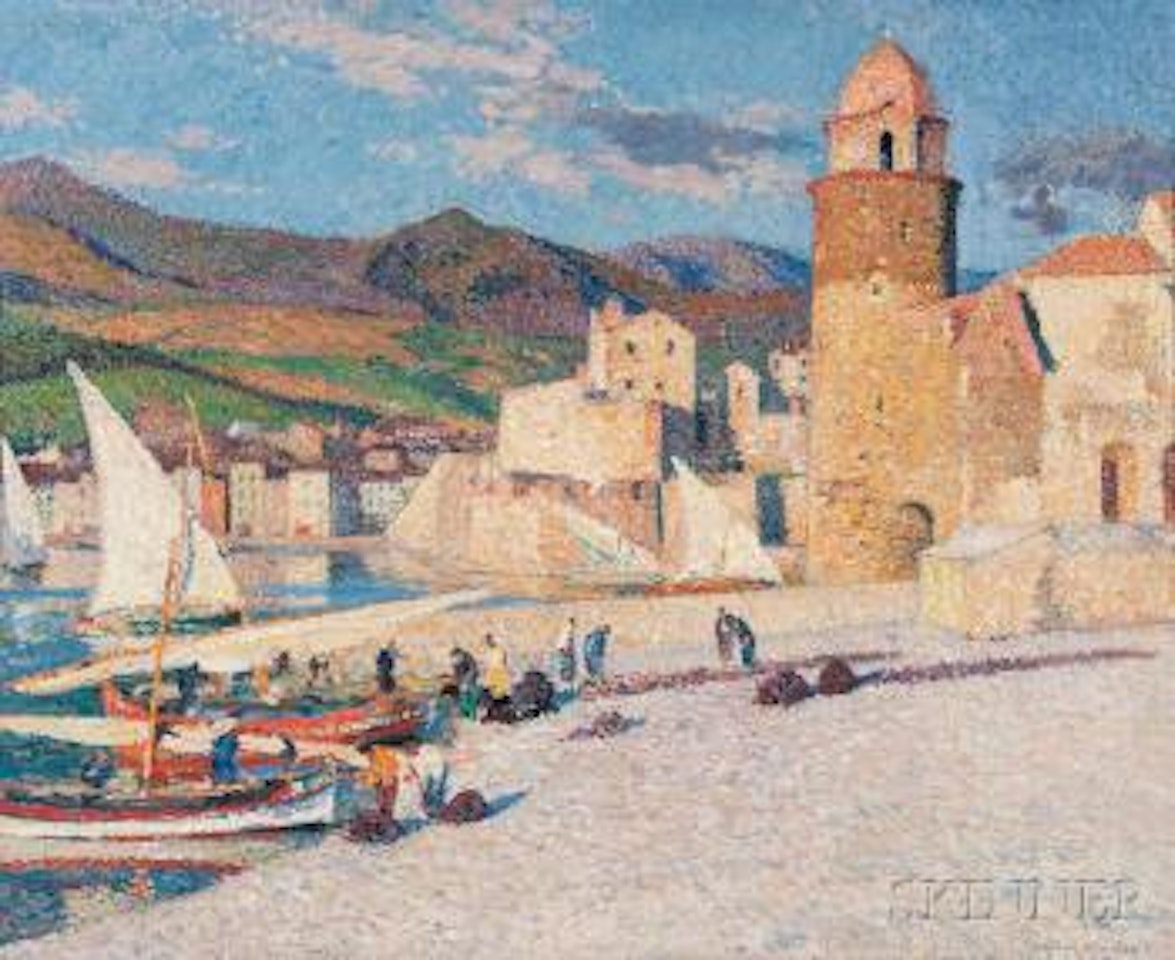 La Tour de Collioure by Henri Jean Guillaume Martin