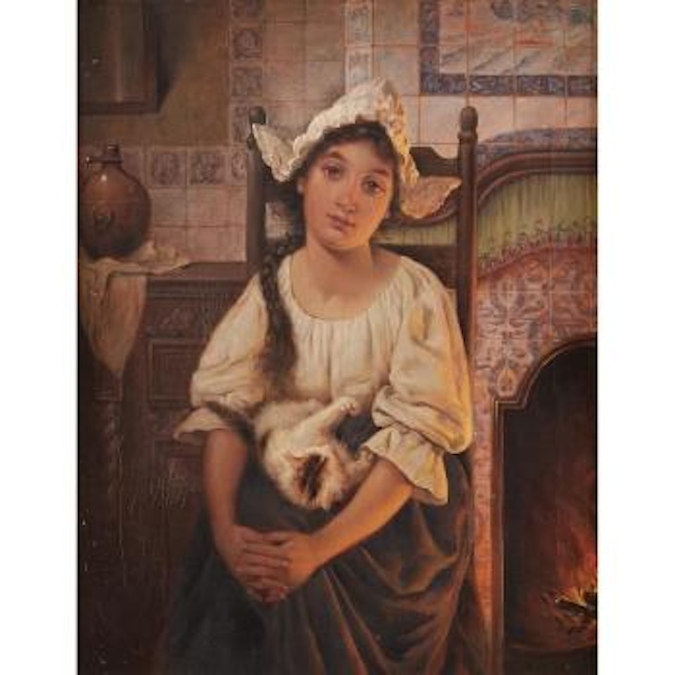 Seated Girl , by Alois Heinrich Priechenfried