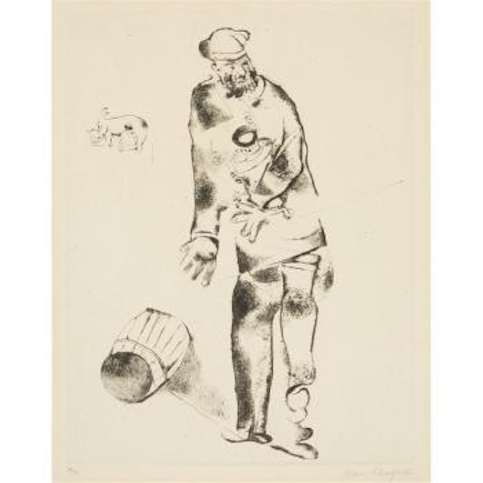 Der Vater (From 'Mein Leben') by Marc Chagall