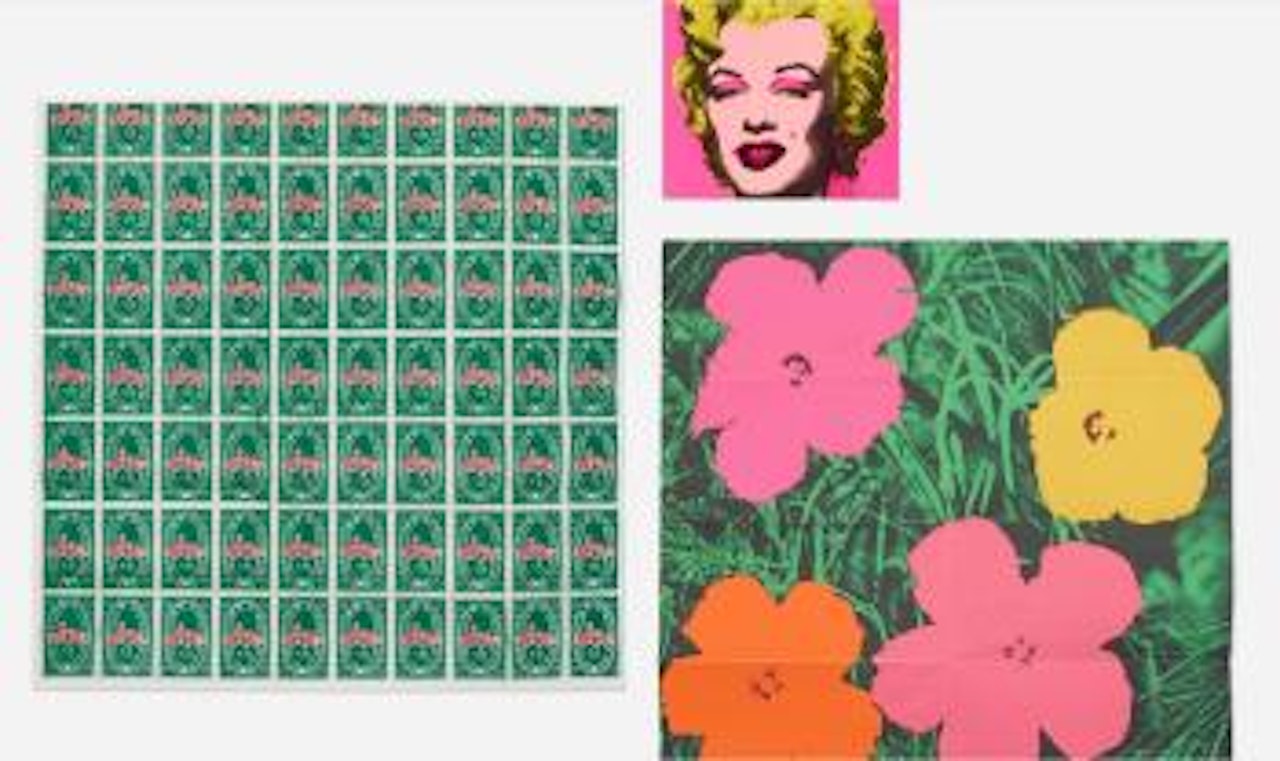 Marilyn; Flowers; S & H Green Stamps by Andy Warhol