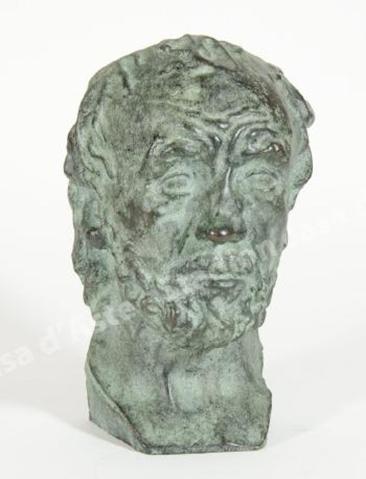 Volto di uomo , by Auguste Rodin