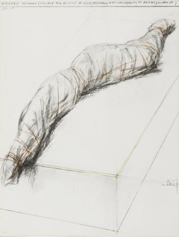 Wrapped woman ,
1973 by Christo