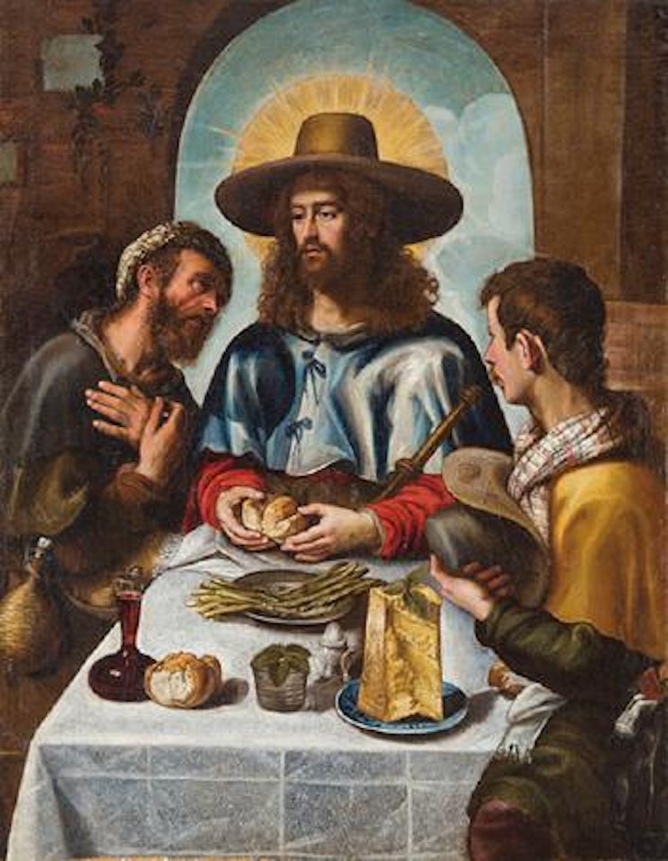 Cena de Emaús , by Spanish School