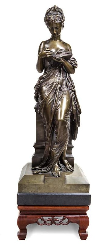 Woman with a Book by Albert-Ernest Carrier-Belleuse