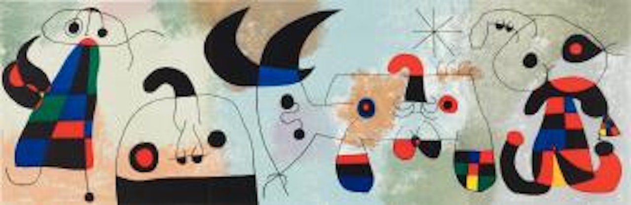 Sur quatre murs by Joan Miró