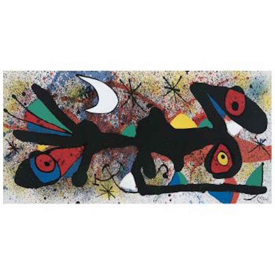 De la carpeta Céramiques de Miró et Artigas ,
1974 by Joan Miró