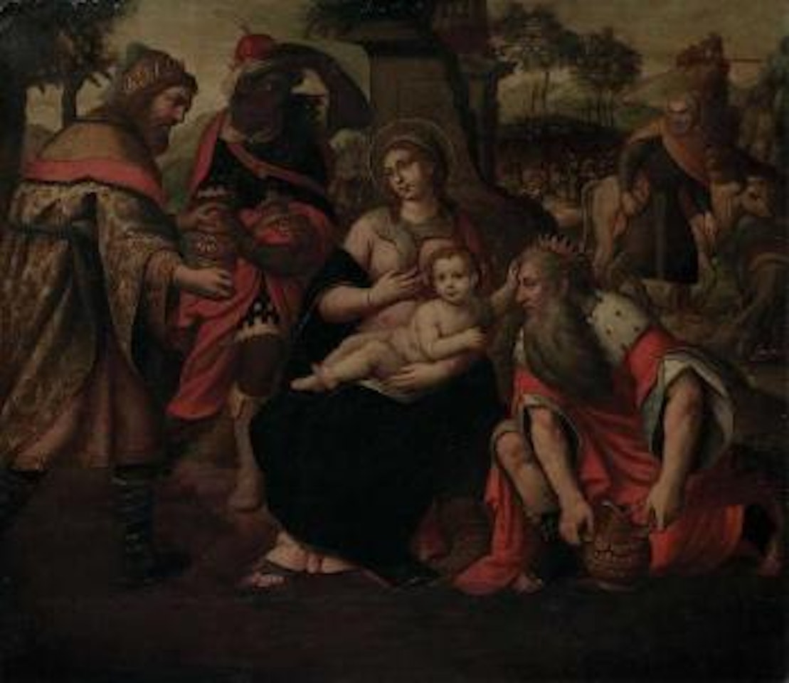 The Adoration of the Magi , by Italian School