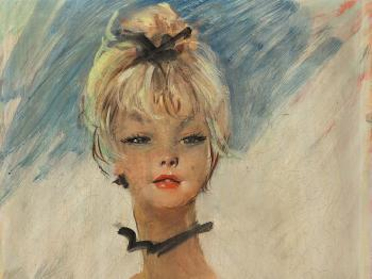 Le Ruban Noir by Jean Gabriel Domergue