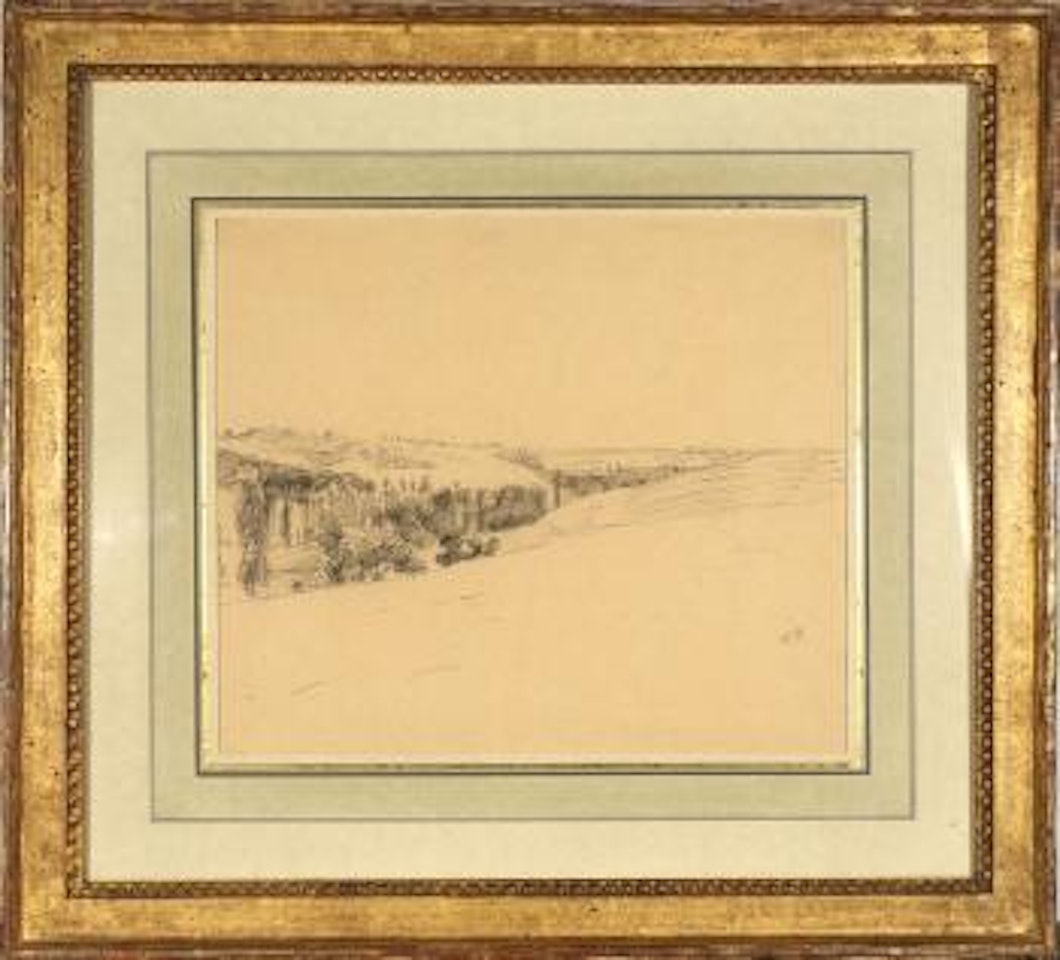 Vue D' Eragny ,
Circa
1890 by Camille Pissarro
