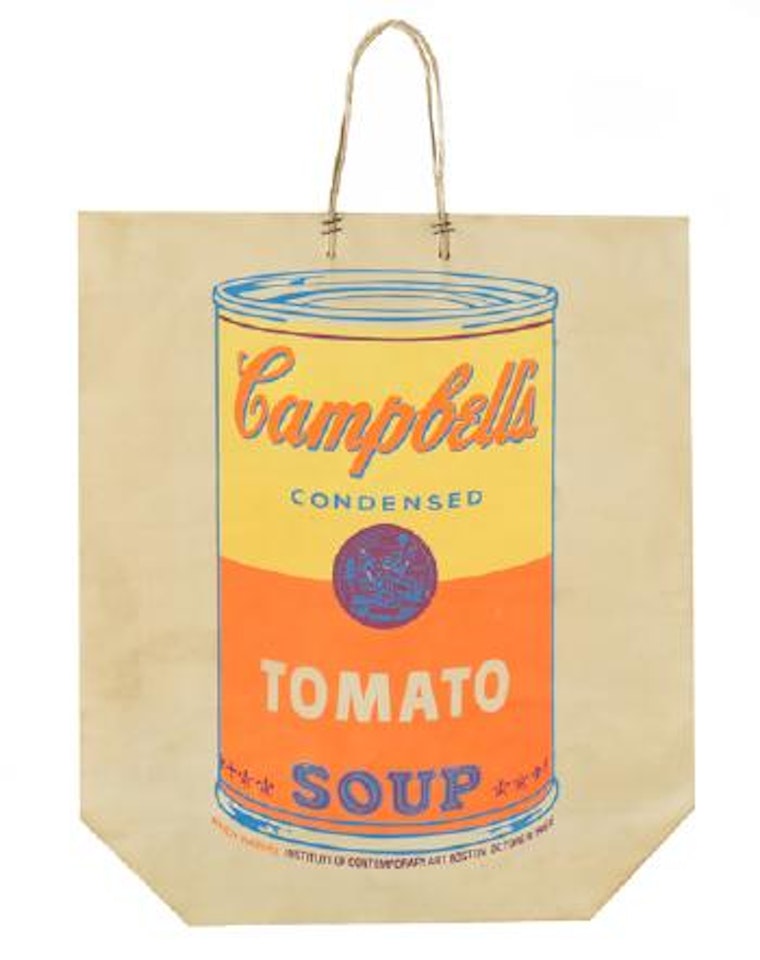 Campbell's Soup Shopping Bag ,
1966 by Andy Warhol