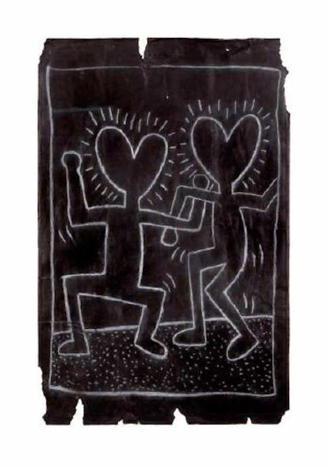 Subway Drawing by Keith Haring