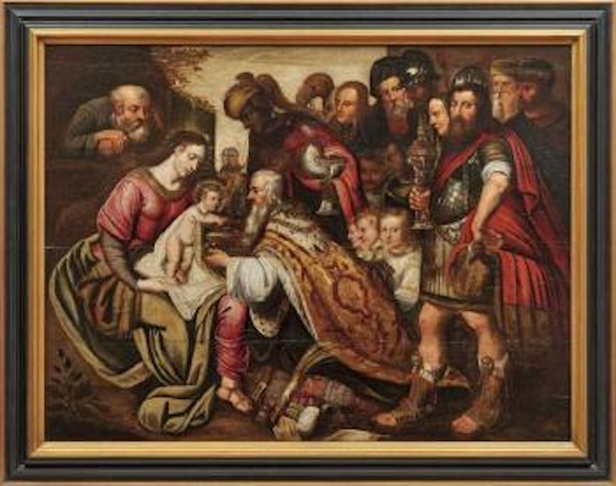 Anbetung des Jesuskindes durch die Heiligen Drei Könige by Frans Francken II
