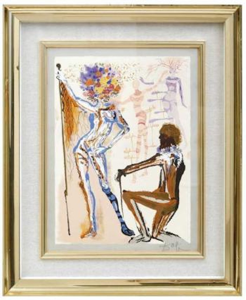 The Ballet of the Flowers (Fashion Designer) by Salvador Dali