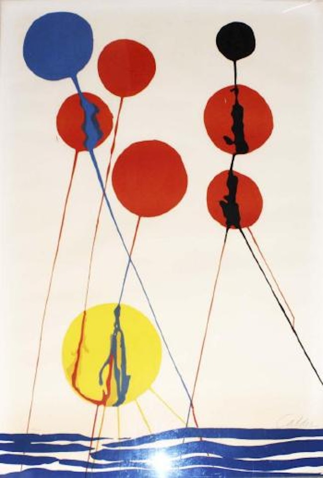 Spheres and waves by Alexander Calder