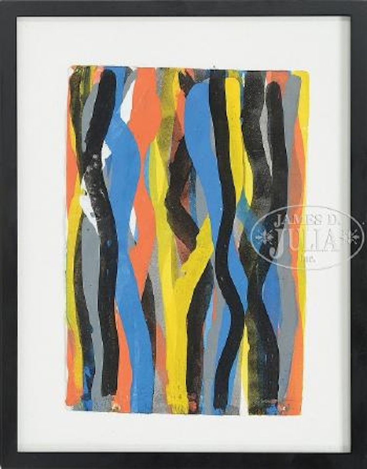 Vertical line abstract by Sol LeWitt